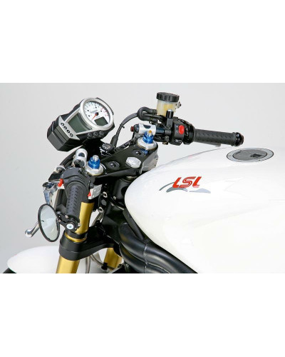 Guidon Moto LSL Guidons bracelets relevés LSL Tour Match Triumph Speed Triple 1050