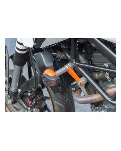 Tampon Protection Moto LSL Kit fixation crash pad LSL KTM 125/200 DUKE