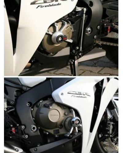 Tampon Protection Moto LSL KIT FIXATION CRASH PAD POUR CBR1000RR 2008