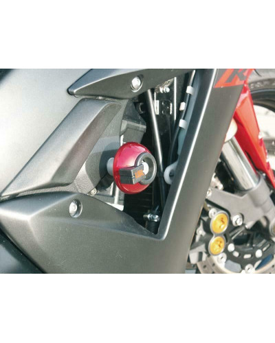 Tampon Protection Moto LSL KIT FIXATION CRASH PAD POUR YZF-R1 2002-03