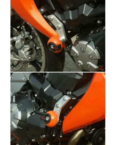 Tampon Protection Moto LSL KIT FIXATION CRASH PAD POUR Z750 & Z1000 2007-08
