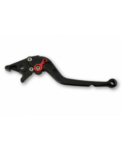 Kit Levier Embrayage et Frein Moto LSL Levier d'embrayage LSL Classic L12 long noir/rouge
