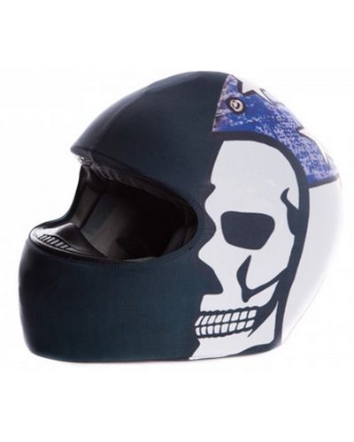 Housse Casque Moto Mask-helmet Déco Intégral Zèbre - Satisfait Ou Remboursé  