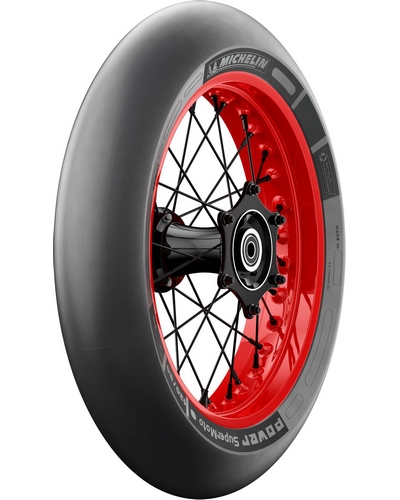 Pneu MICHELIN Piste POWER SUPERMOTO 120/75 R 16.5 M/C POWER SUPERMOTO MEDIUM F NHS TL