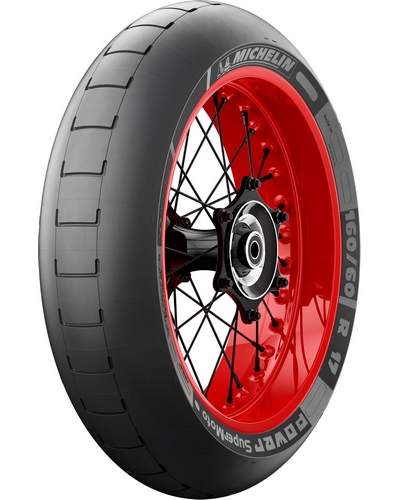 Pneu MICHELIN Piste POWER SUPERMOTO 160/60 R 17 M/C POWER SUPERMOTO MEDIUM R NHS TL