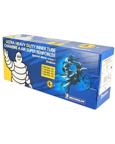 Chambre à Air Moto MICHELIN 19UHD TT 19UHD 100/90-19 110/90-19 120/80-19 130/70-19 EPAISSEUR 4MM VALVE TR4