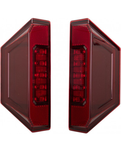 Accessoires Feux Moto MOOSE OFFROAD FOUR WHEEL LED TAILIGHTS RNGR900 RED