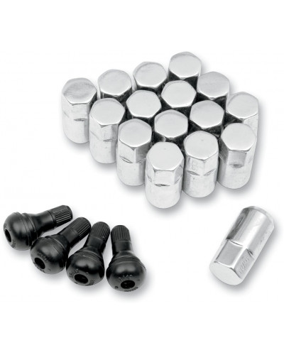 Roue MOOSE OFFROAD FOUR WHEEL LUG NUT 12X1.25 CHR 16PK