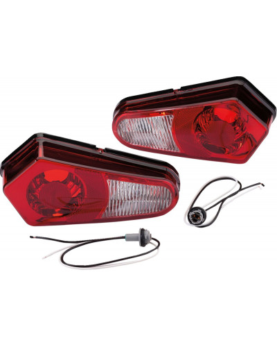 Accessoires Feux Moto MOOSE OFFROAD FOUR WHEEL TAILLIGHTS POLARIS RED