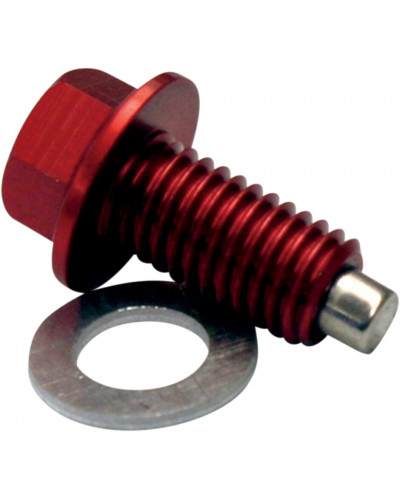 Moteur divers MOOSE OFFROAD HARD-PARTS DRAIN PLUG MAGNETIC RED Moteur divers MOOSE OFFROAD HARD-PARTS DRAIN PLUG MAGNETIC RED