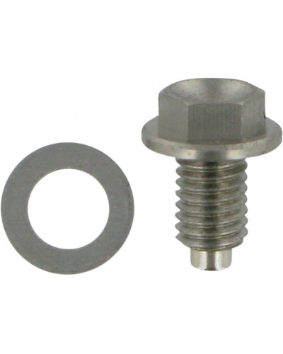 Moteur divers MOOSE OFFROAD HARD-PARTS DRAIN PLUG MAGNETIC SLVR
