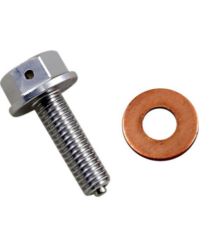 Moteur divers MOOSE OFFROAD HARD-PARTS DRAIN PLUG MAGNETIC SLVR