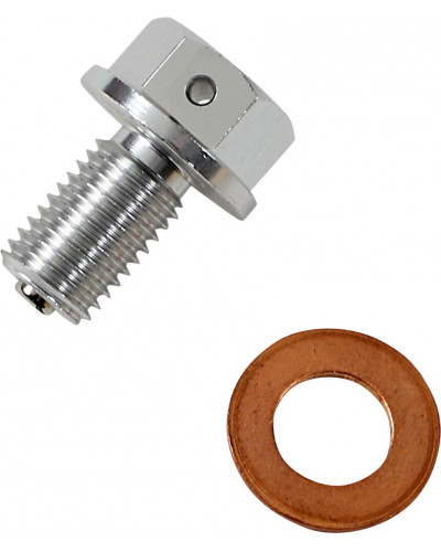 Moteur divers MOOSE OFFROAD HARD-PARTS DRAIN PLUG MAGNETIC SLVR