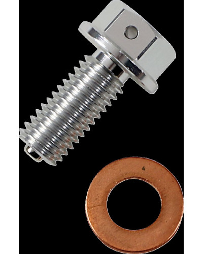 Moteur divers MOOSE OFFROAD HARD-PARTS DRAIN PLUG MAGNETIC SLVR