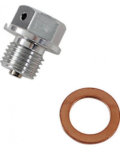 Moteur divers MOOSE OFFROAD HARD-PARTS DRAIN PLUG MAGNETIC SLVR