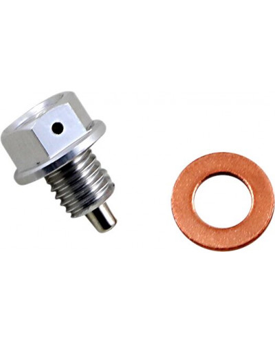 Moteur divers MOOSE OFFROAD HARD-PARTS DRAIN PLUG MAGNETIC SLVR