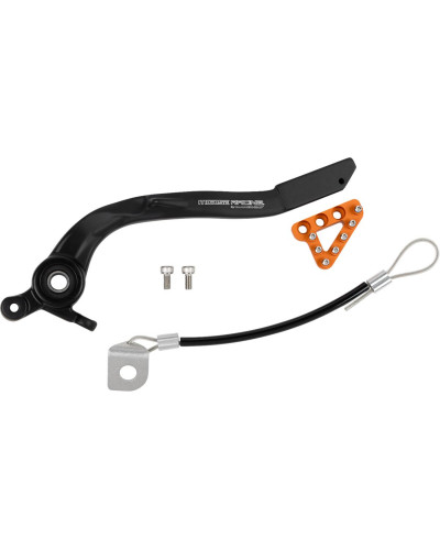 Pédale de frein MOOSE OFFROAD HARD-PARTS FORGED BRAKE PEDAL ORANGE Pédale de frein MOOSE OFFROAD HARD-PARTS FORGED BRAKE PEDAL ORANGE