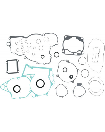 Joints divers MOOSE OFFROAD HARD-PARTS GASKET SET W/OS 250SX/XC