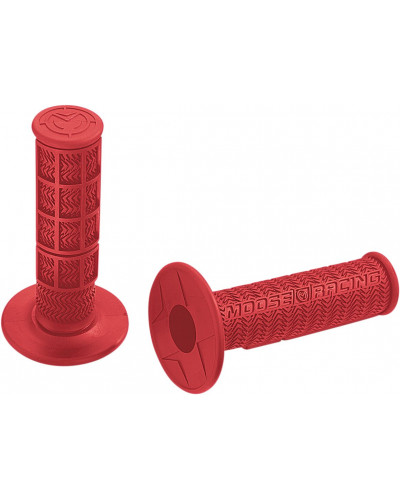 Guidon Moto MOOSE OFFROAD HARD-PARTS GRIP MOOSE STEALTH MX RED