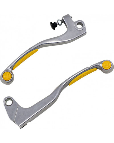 Levier Embrayage Moto MOOSE OFFROAD HARD-PARTS MS GRP LVRS RM125/250-YEL
