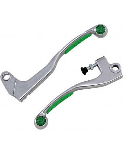 Levier Embrayage Moto MOOSE OFFROAD HARD-PARTS MSE GRIP LVRS KAW-GRN Levier Embrayage Moto MOOSE OFFROAD HARD-PARTS MSE GRIP LVRS KAW-GRN