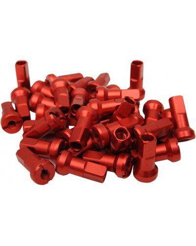 Roue MOOSE OFFROAD HARD-PARTS NIPPLE SET MX1 8 GA RED