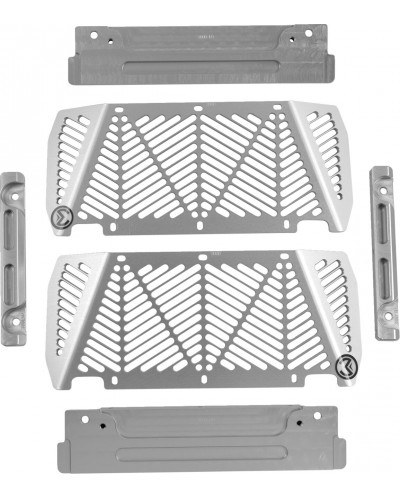 Radiateur Moto MOOSE OFFROAD HARD-PARTS RADIATOR GUARD SILVER KAWASAKI Radiateur Moto MOOSE OFFROAD HARD-PARTS RADIATOR GUARD SILVER KAWASAKI