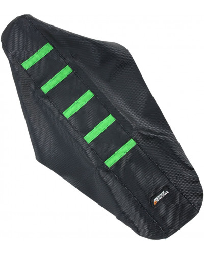 Housse Selle MOOSE OFFROAD HARD-PARTS SEAT COVER RIBBED KAW GRN