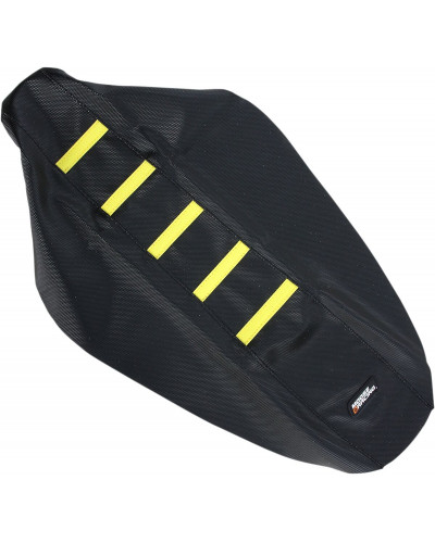 Housse Selle MOOSE OFFROAD HARD-PARTS SEAT COVER RIBBED SUZ YEL Housse Selle MOOSE OFFROAD HARD-PARTS SEAT COVER RIBBED SUZ YEL