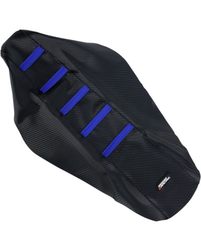 Housse Selle MOOSE OFFROAD HARD-PARTS SEAT COVER RIBBED YAM BLU