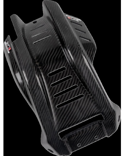 Sabot Moteur Moto MOOSE OFFROAD HARD-PARTS SKID PLATE CARBON FIBER