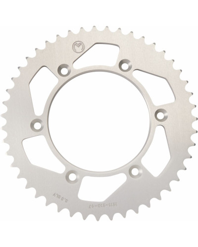 Couronne Moto MOOSE OFFROAD HARD-PARTS SPROCKET ALU HON 47T SILV Couronne Moto MOOSE OFFROAD HARD-PARTS SPROCKET ALU HON 47T SILV