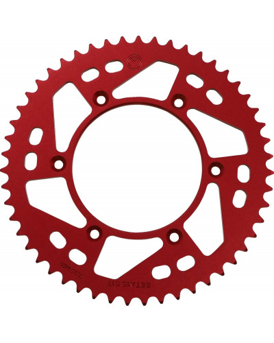 Couronne Moto MOOSE OFFROAD HARD-PARTS SPROCKET ALU MSE BETA 51T RED