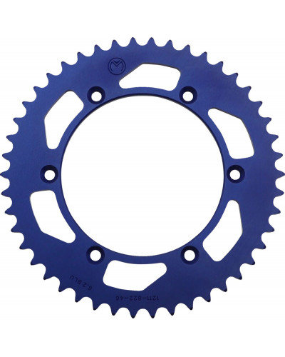 Couronne Moto MOOSE OFFROAD HARD-PARTS SPROCKET ALU MSE HUS 46T BLUE
