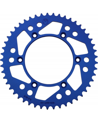 Couronne Moto MOOSE OFFROAD HARD-PARTS SPROCKET ALU MSE KTM 49T BLUE