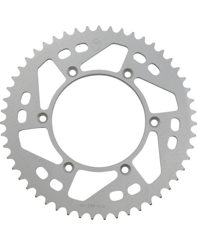 Couronne Moto MOOSE OFFROAD HARD-PARTS SPROCKET ALU MSE KTM 51T SILV