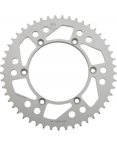 Couronne Moto MOOSE OFFROAD HARD-PARTS SPROCKET ALU MSE YAM 49T SILV