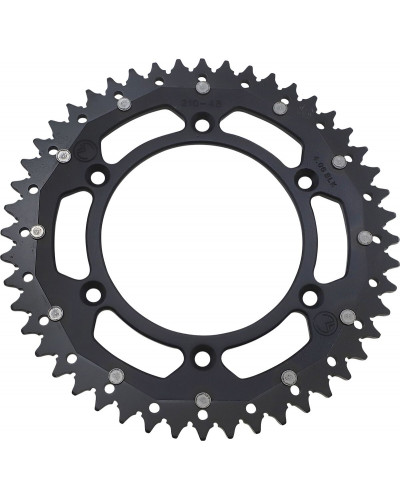 Couronne Moto MOOSE OFFROAD HARD-PARTS SPROCKET DUAL MSE 48 BK Couronne Moto MOOSE OFFROAD HARD-PARTS SPROCKET DUAL MSE 48 BK
