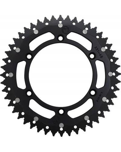 Couronne Moto MOOSE OFFROAD HARD-PARTS SPROCKET DUAL MSE 48 BK