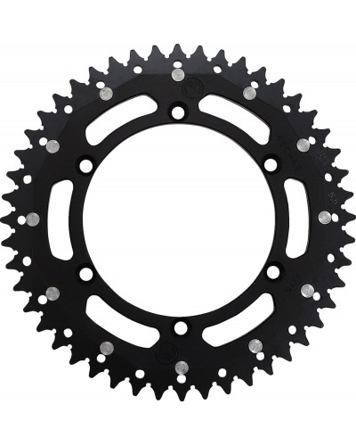 Couronne Moto MOOSE OFFROAD HARD-PARTS SPROCKET DUAL MSE 48 BK Couronne Moto MOOSE OFFROAD HARD-PARTS SPROCKET DUAL MSE 48 BK