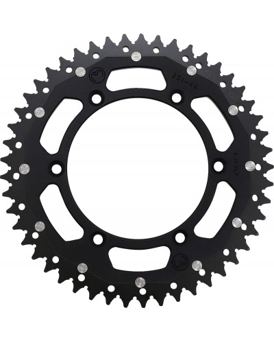Couronne Moto MOOSE OFFROAD HARD-PARTS SPROCKET DUAL MSE 49 BK
