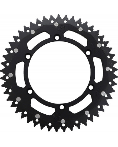 Couronne Moto MOOSE OFFROAD HARD-PARTS SPROCKET DUAL MSE 49 BK Couronne Moto MOOSE OFFROAD HARD-PARTS SPROCKET DUAL MSE 49 BK