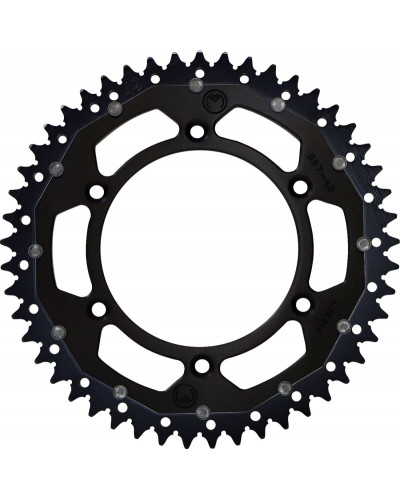 Couronne Moto MOOSE OFFROAD HARD-PARTS SPROCKET DUAL MSE 49 BK
