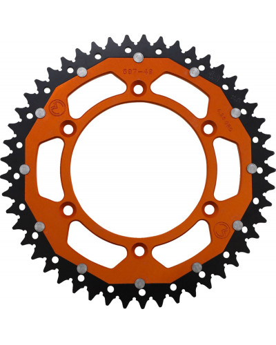 Couronne Moto MOOSE OFFROAD HARD-PARTS SPROCKET DUAL MSE 49 OR Couronne Moto MOOSE OFFROAD HARD-PARTS SPROCKET DUAL MSE 49 OR