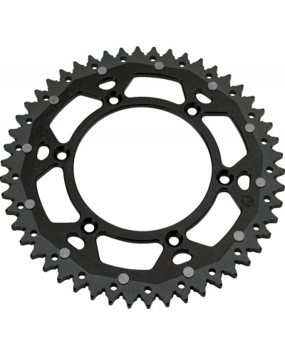 Couronne Moto MOOSE OFFROAD HARD-PARTS SPROCKET DUAL MSE 50 BK Couronne Moto MOOSE OFFROAD HARD-PARTS SPROCKET DUAL MSE 50 BK