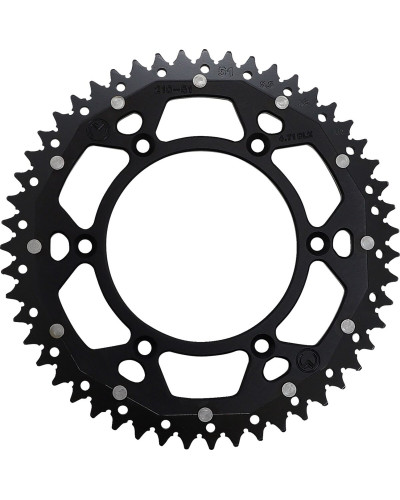 Couronne Moto MOOSE OFFROAD HARD-PARTS SPROCKET DUAL MSE 51 BK Couronne Moto MOOSE OFFROAD HARD-PARTS SPROCKET DUAL MSE 51 BK