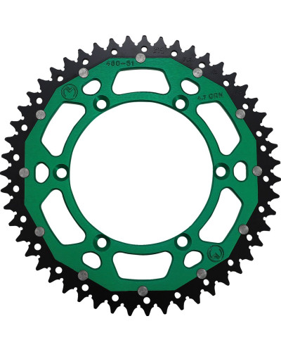 Couronne Moto MOOSE OFFROAD HARD-PARTS SPROCKET DUAL MSE 51 GN Couronne Moto MOOSE OFFROAD HARD-PARTS SPROCKET DUAL MSE 51 GN
