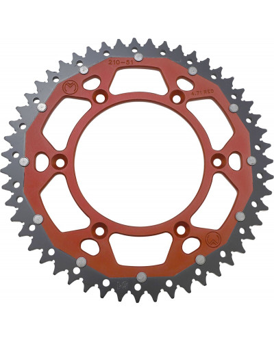 Couronne Moto MOOSE OFFROAD HARD-PARTS SPROCKET DUAL MSE 51 RD Couronne Moto MOOSE OFFROAD HARD-PARTS SPROCKET DUAL MSE 51 RD