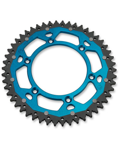 Couronne Moto MOOSE OFFROAD HARD-PARTS SPROCKET DUAL MSE HUS 49T BLUE