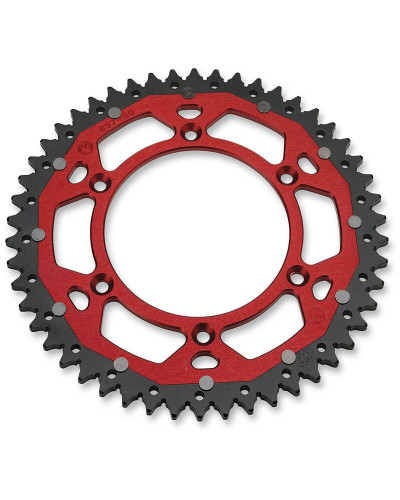 Couronne Moto MOOSE OFFROAD HARD-PARTS SPROCKET DUAL MSE HUSQ 50T RED